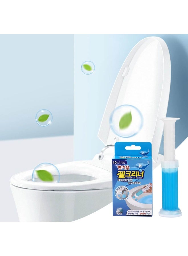 Happy Home Floral scented toilet gel cleaner, 120ml. A descaler and odor remover for a clean bathroom. Long-lasting freshness. Easy to use. 12 flower gels per bottle. The smell of roses - Image 3
